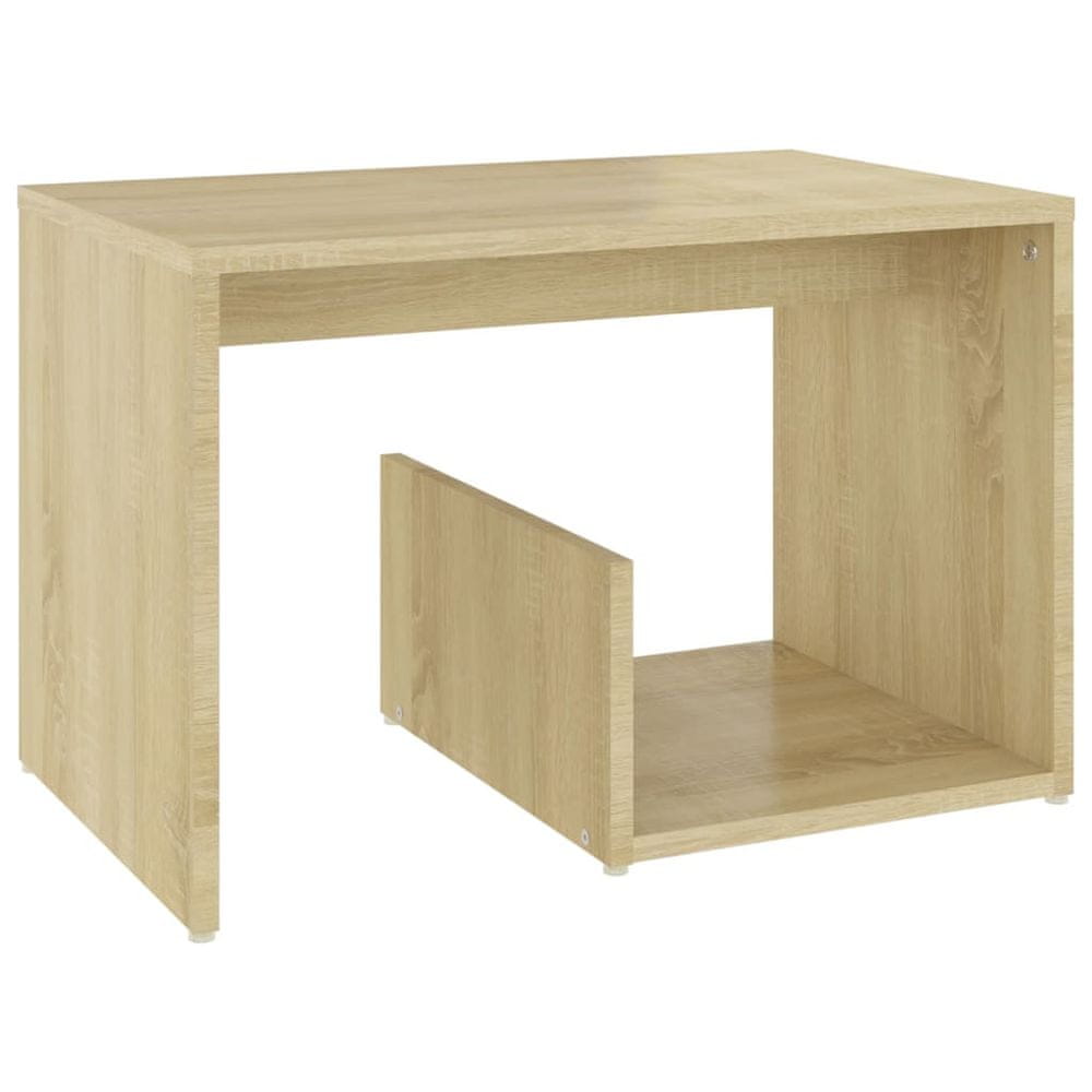 Vidaxl Príručný stolík, dub sonoma 59x36x38 cm, kompozitné drevo